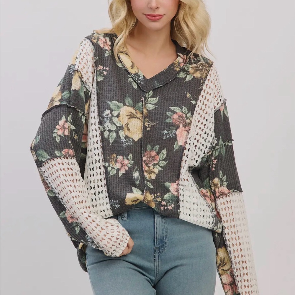 Floral Boho Top